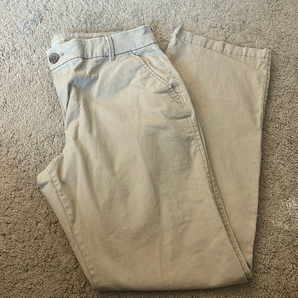EUC Old Navy Boot Cut Khaki pants